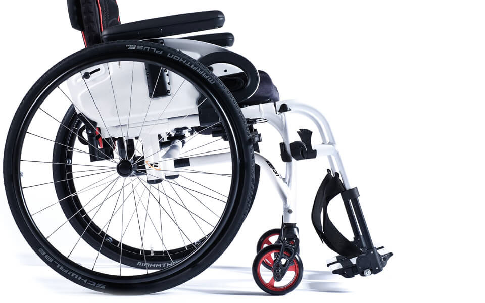 Der leichteste Faltrahmen-Rollstuhl in  seiner Klasse